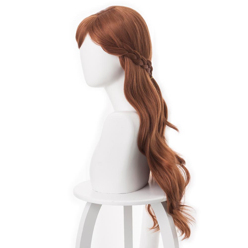 SeeCosplay Frozen 2 Princess Anna Brown Cosplay Wigs