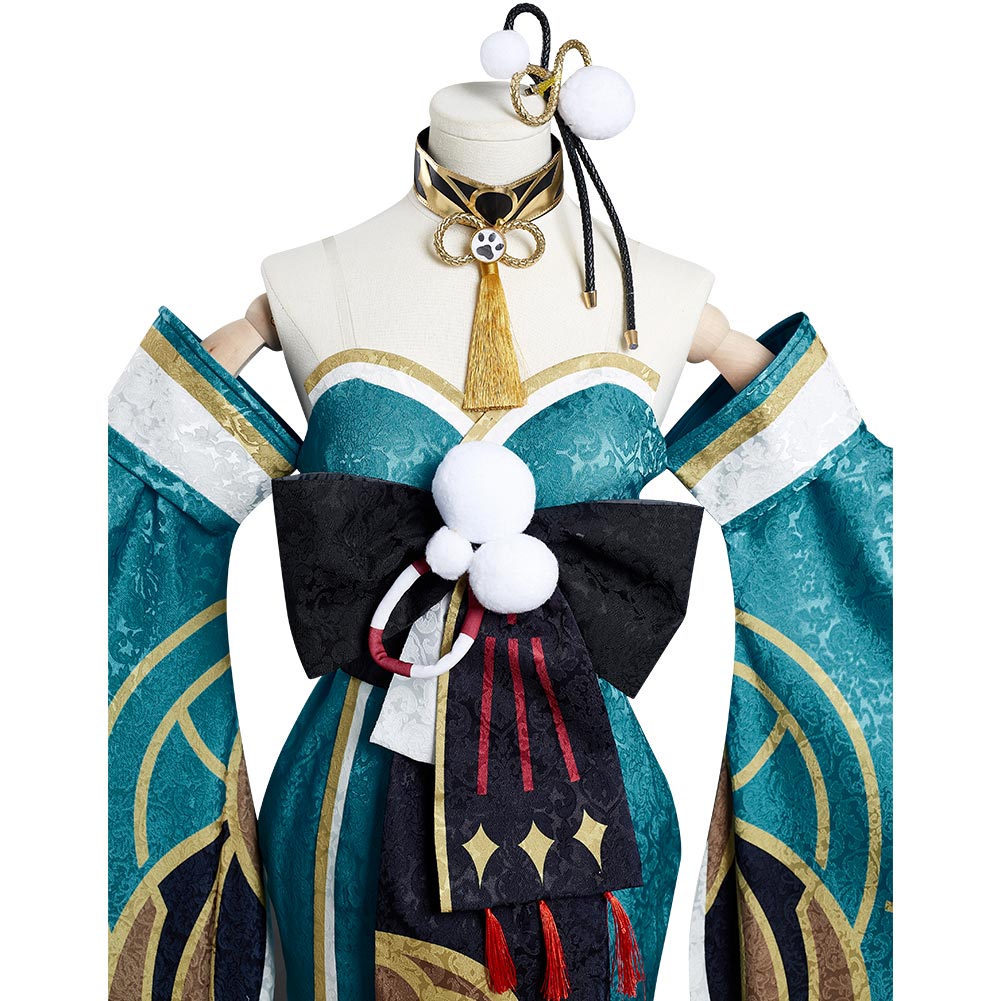 SeeCosplay Genshin Impact Ms Hina/Gorou Costume Outfits for Halloween Carnival Suit Cosplay Costume