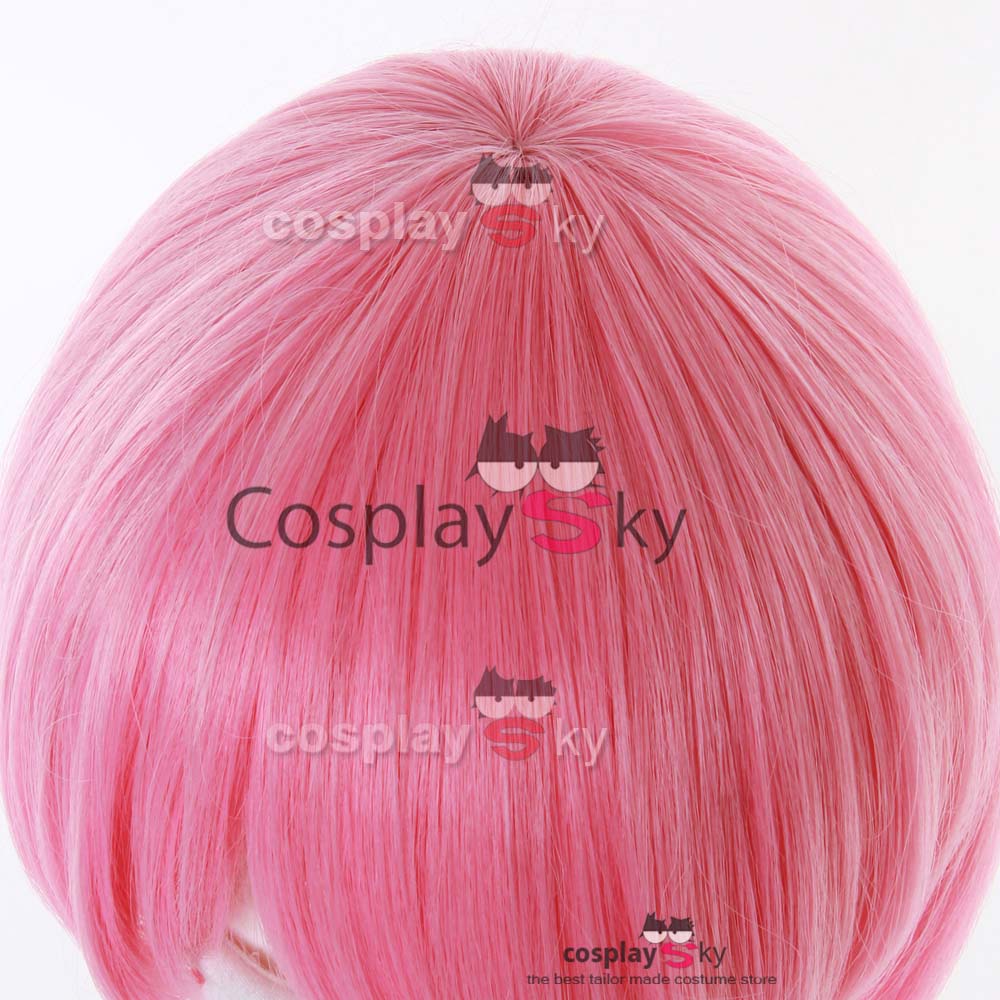 SeeCosplay Anime Cosplay Ram Short Pink Wig Cosplay Wigs