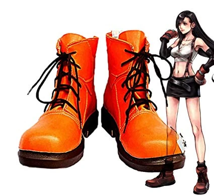 SeeCosplay Final Fantasy 7 Tifa Lockhart Cosplay Boots Shoes