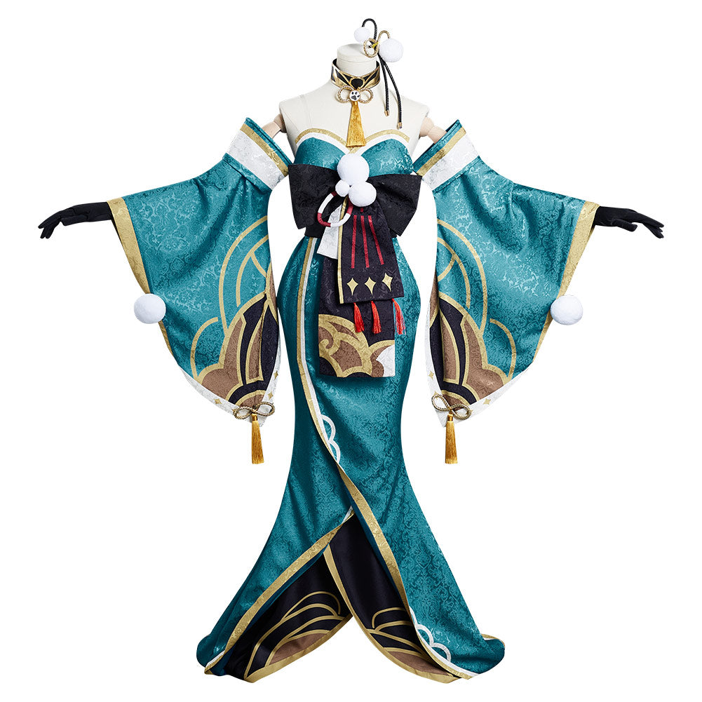 SeeCosplay Genshin Impact Ms Hina/Gorou Costume Outfits for Halloween Carnival Suit Cosplay Costume