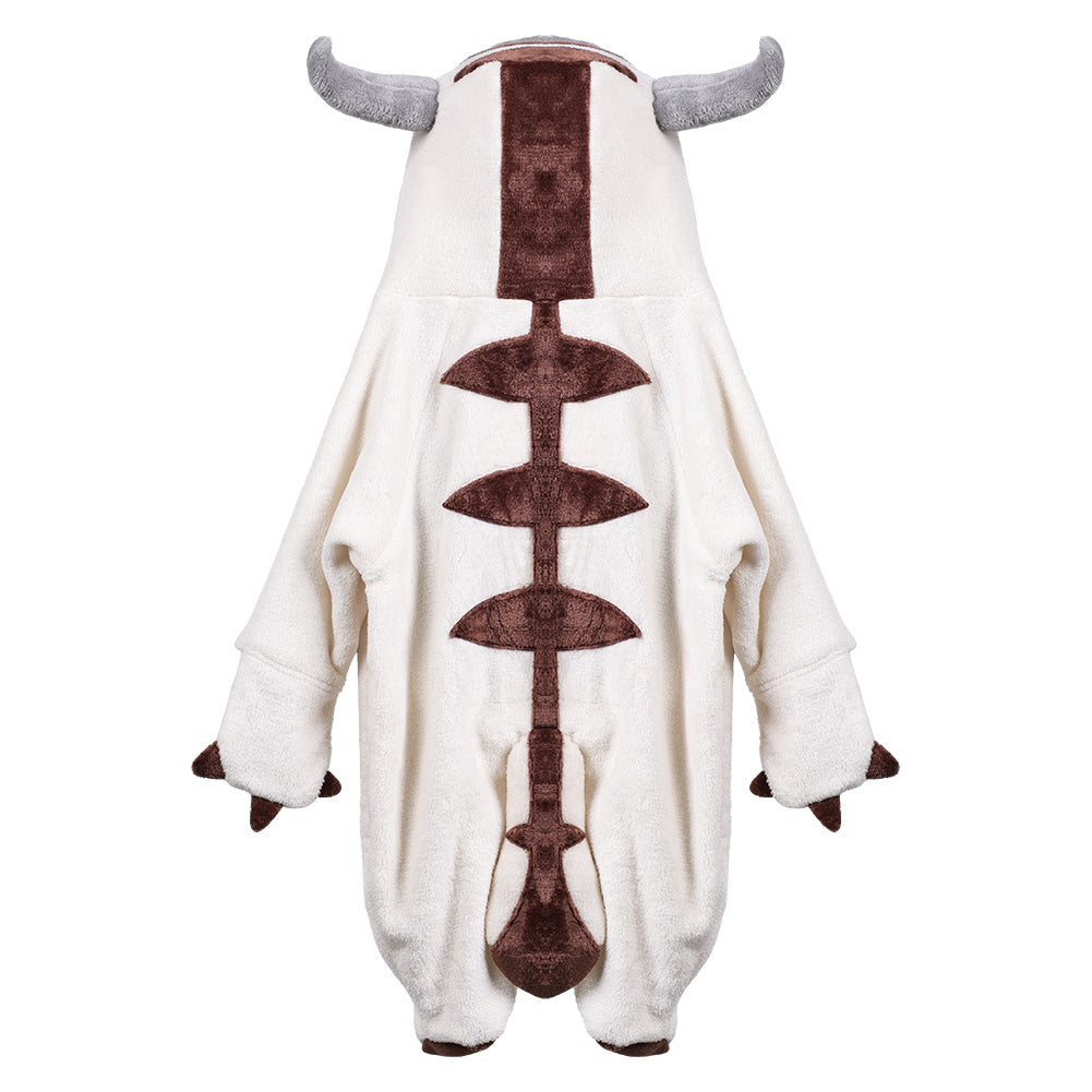 Anime Avatar: The Last Airbender 2024 Appa Flying Bull White Baby Climbing Jumpsuit Outfits Cosplay Costume