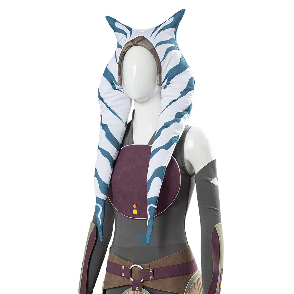 SeeCosplay Ahsoka Tano Women Dress Outfit Halloween Carnival Costume Costume SWCostume