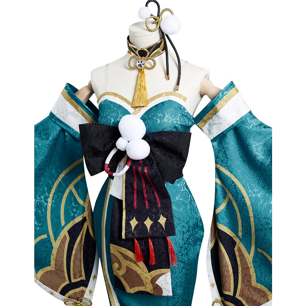 SeeCosplay Genshin Impact Ms Hina/Gorou Costume Outfits for Halloween Carnival Suit Cosplay Costume