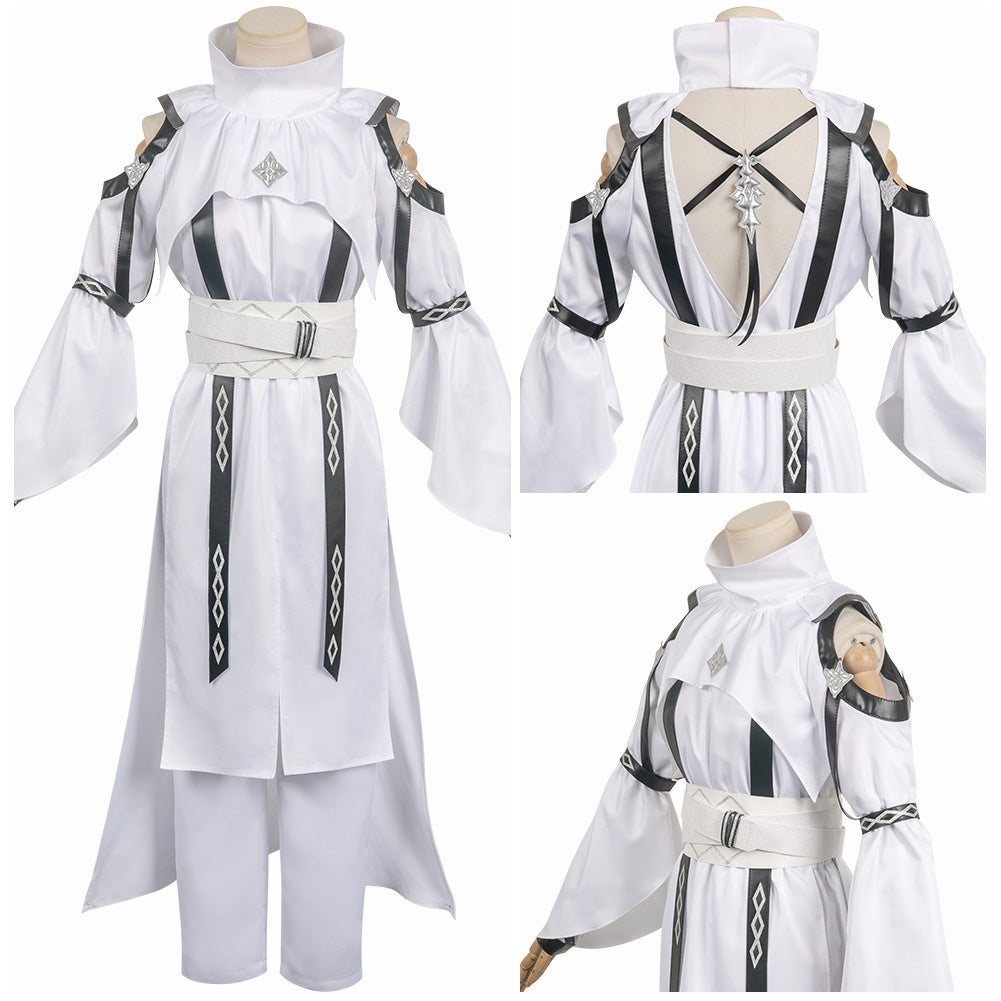 SeeCosplay Final Fantasy White Limbo Chiton Of Healing Pand?monium Set Outfits Cosplay Costume Halloween Carnival Suit