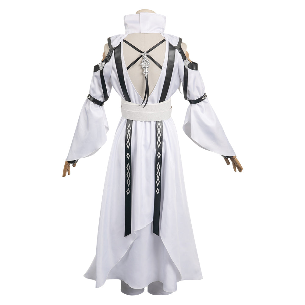 SeeCosplay Final Fantasy White Limbo Chiton Of Healing Pand?monium Set Outfits Cosplay Costume Halloween Carnival Suit