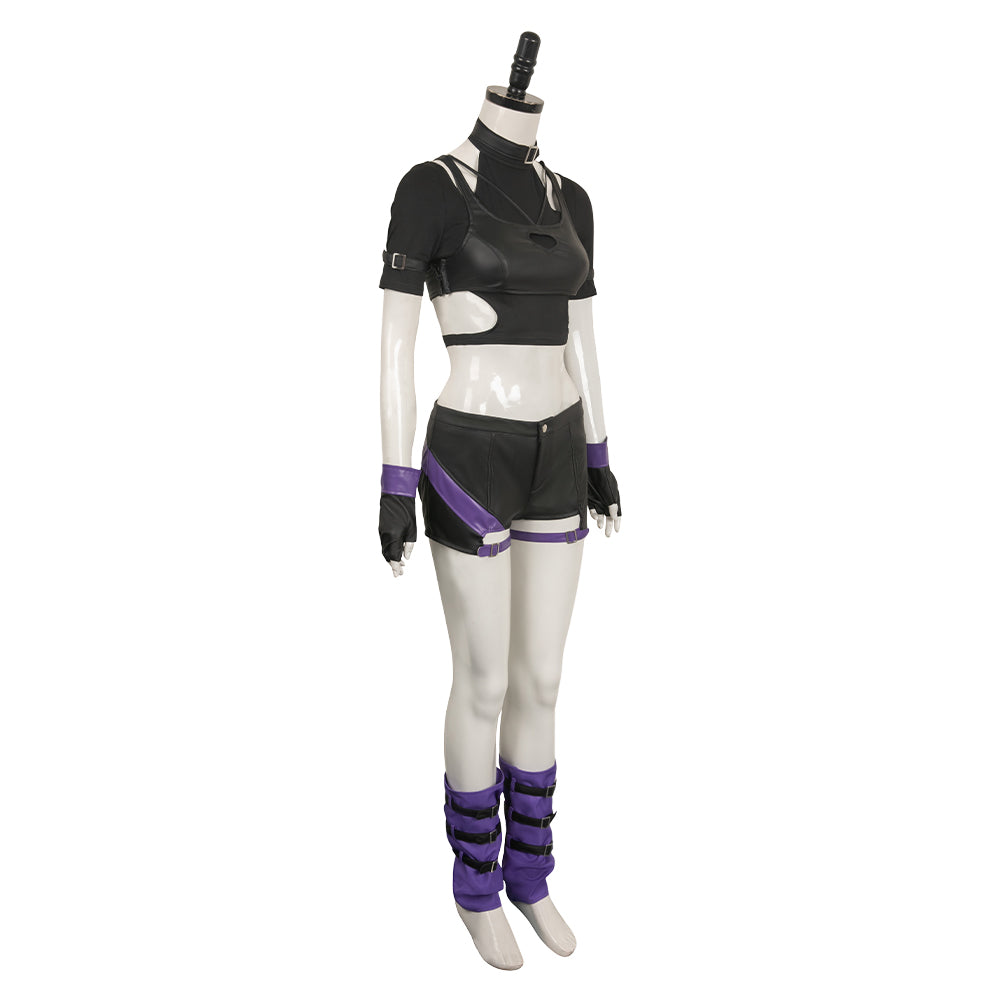 Game Tekken 8 (2024) Reina Black Set Cosplay Costume Outfits Halloween Carnival Suit