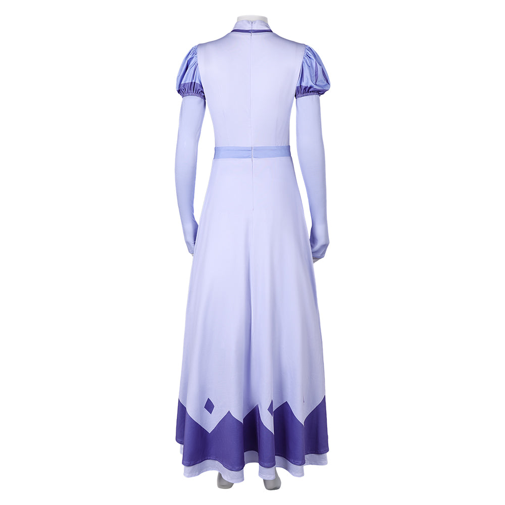 SeeCosplay Hazbin Hotel TV Emily Women Purple Dress for Carnival Halloween Cosplay Costume