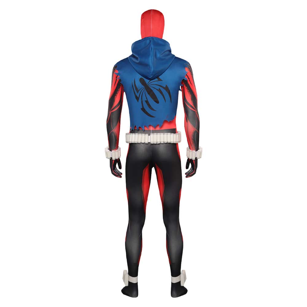 Movie Spiderman Costumes: Across The Spider-Verse Scarlet Spider Outfits Cosplay Sspider-Man Costume Suit