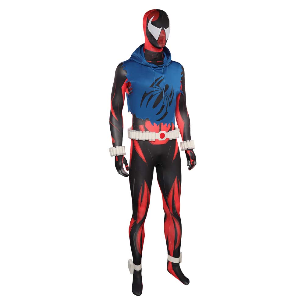 Movie Spiderman Costumes: Across The Spider-Verse Scarlet Spider Outfits Cosplay Sspider-Man Costume Suit