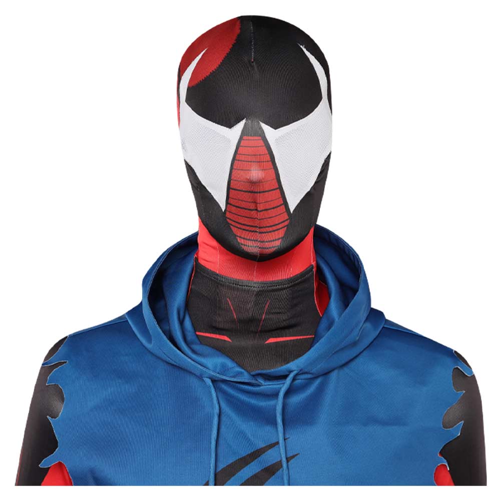 Movie Spiderman Costumes: Across The Spider-Verse Scarlet Spider Outfits Cosplay Sspider-Man Costume Suit