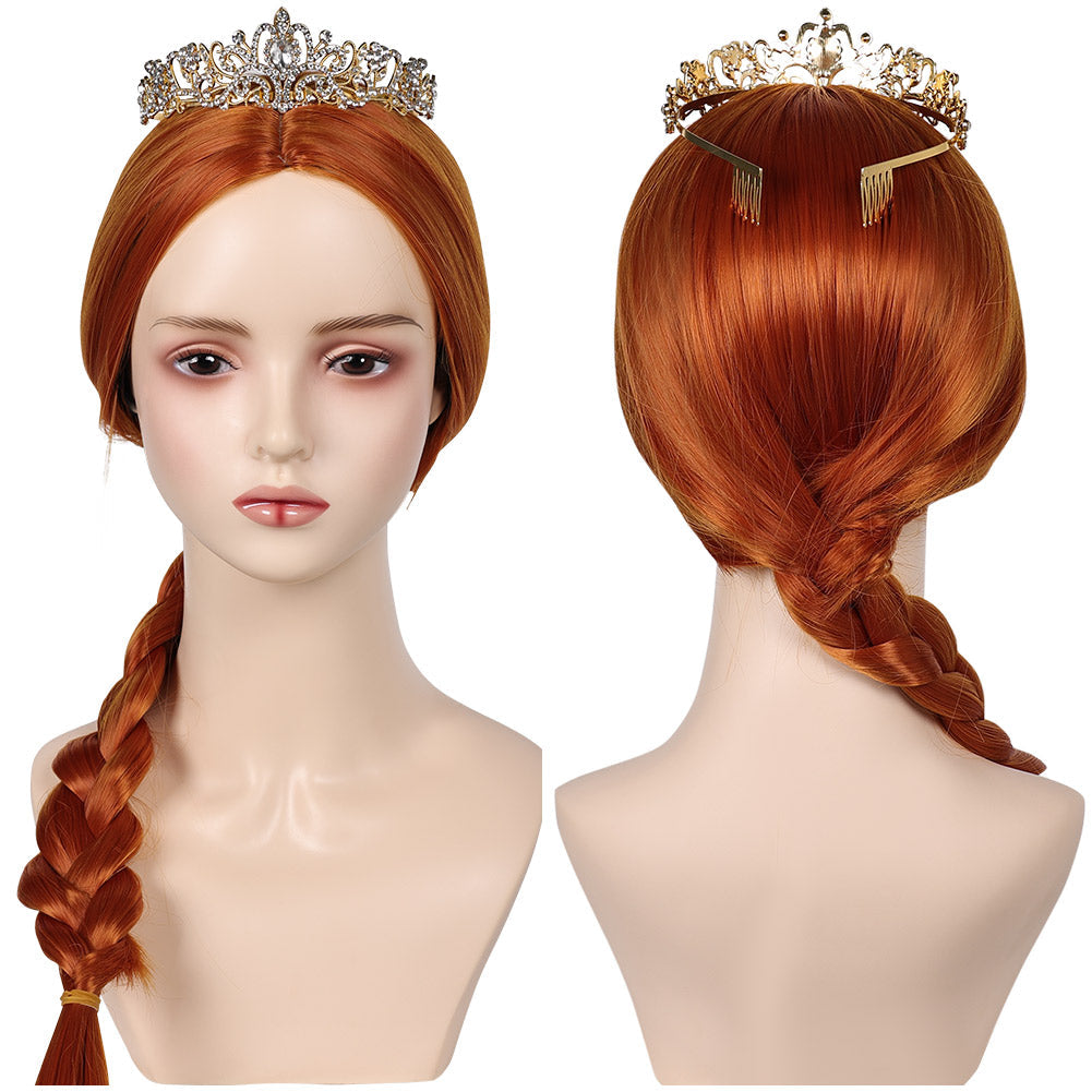 SeeCosplay Shrek Movie Fiona Cosplay Wig Crown Wig Synthetic HairCarnival Halloween Party