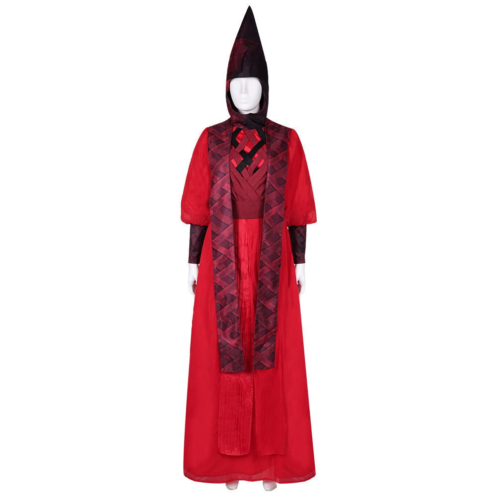 SeeCosplay The Nightsisters Witch Women Red Suit Carnival Halloween Costume SWCostume