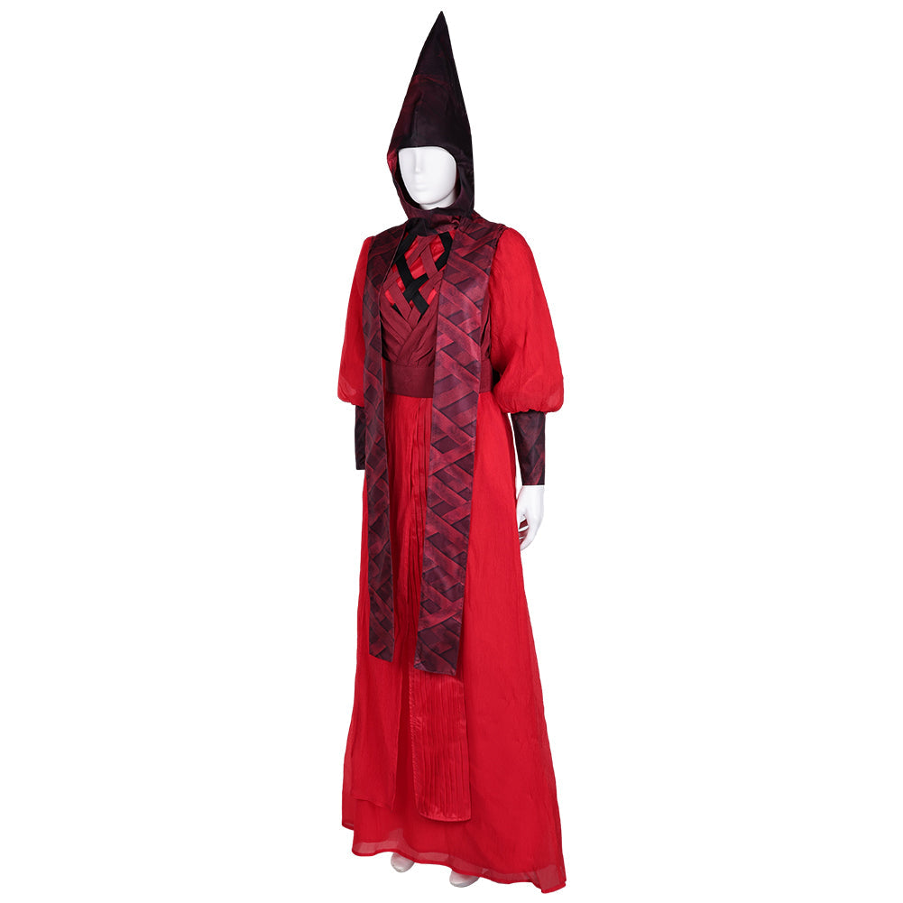 SeeCosplay The Nightsisters Witch Women Red Suit Carnival Halloween Costume SWCostume