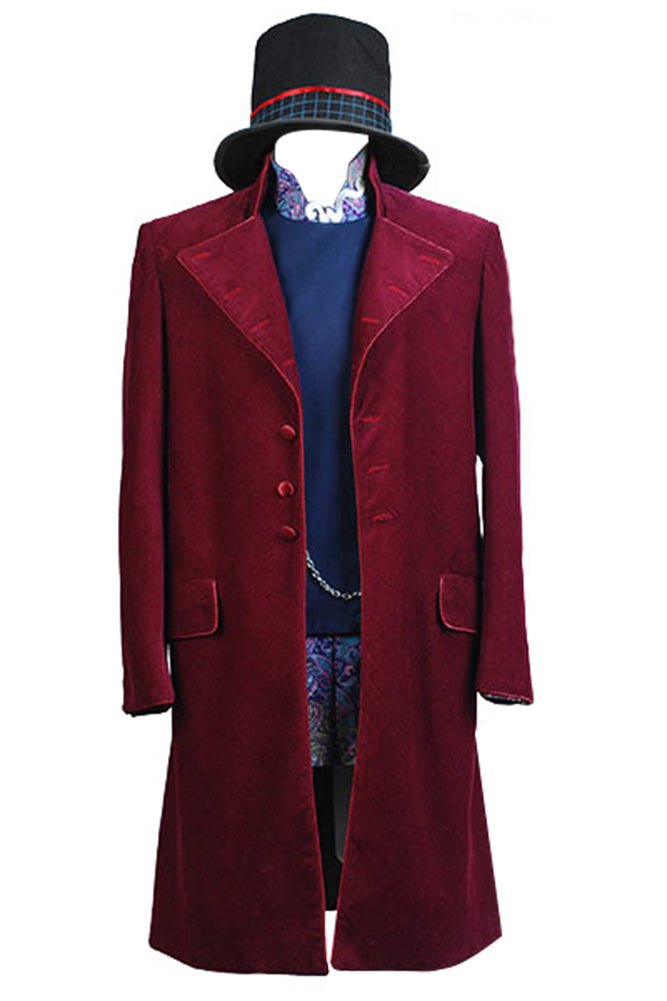 SeeCospaly Charlie and the Chocolate Factory Willy Wonka Outfit Cosplay Costume