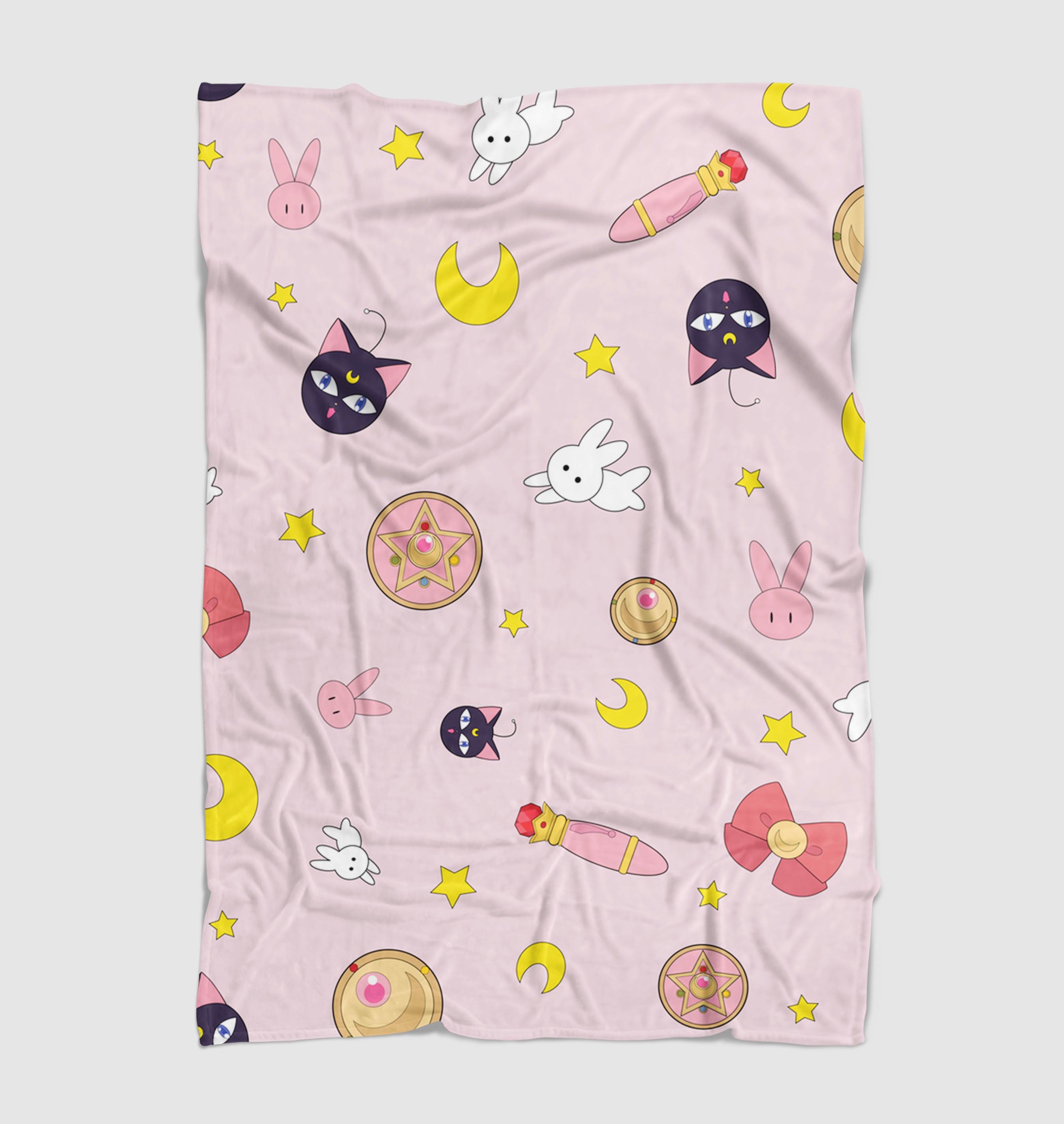 sailor moon stuff anime series Ultra soft fleece blanket