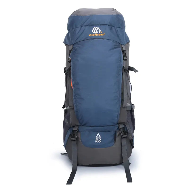 Weikani 65L Hiking Backpack Blue