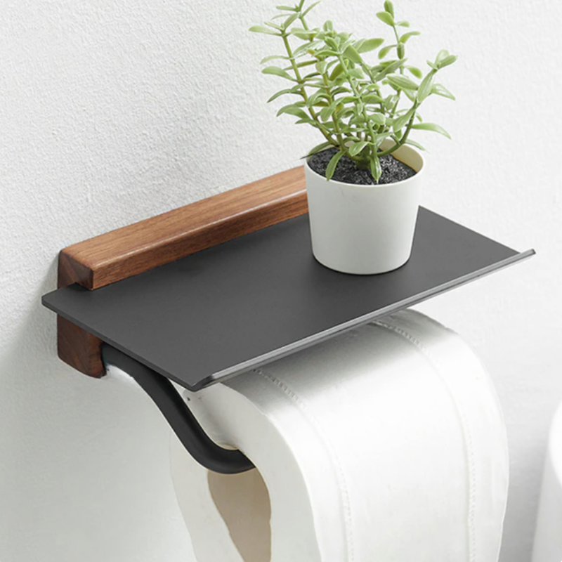 HomeTod? Minimalist Wooden Toilet Paper Holder