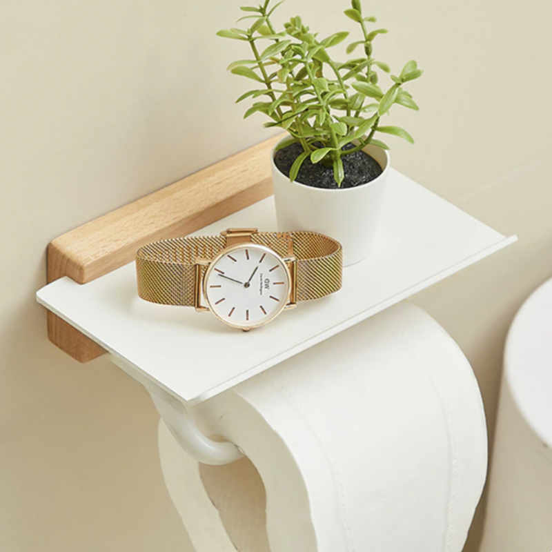 HomeTod? Minimalist Wooden Toilet Paper Holder