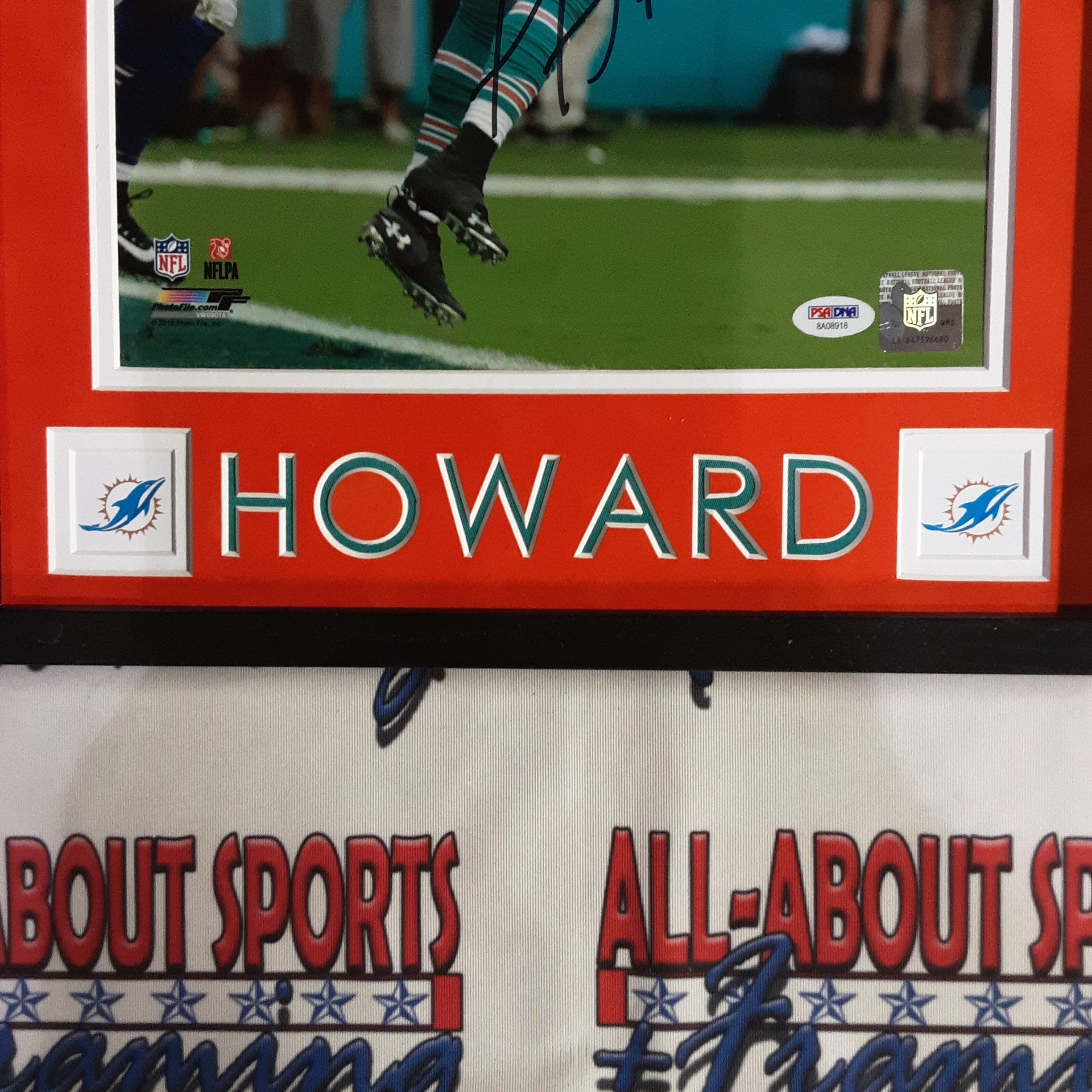 Xavien Howard Authentic Signed Framed 11x14 Photo Autographed PSA