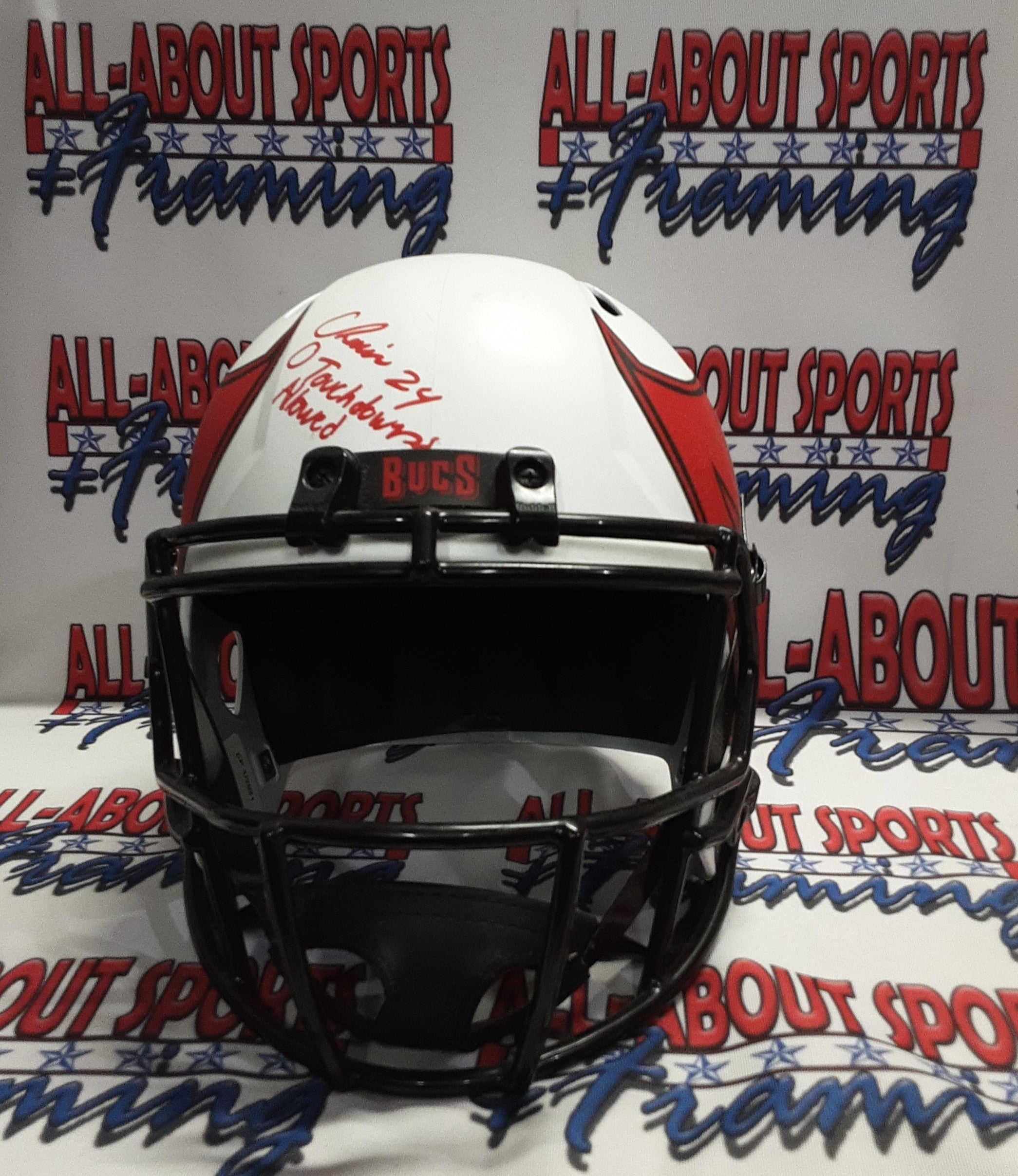 Winfield, Davis, Dean, Edwards, Whitehead Authentic Signed Autographed Full-size Replica Helmet JSA.