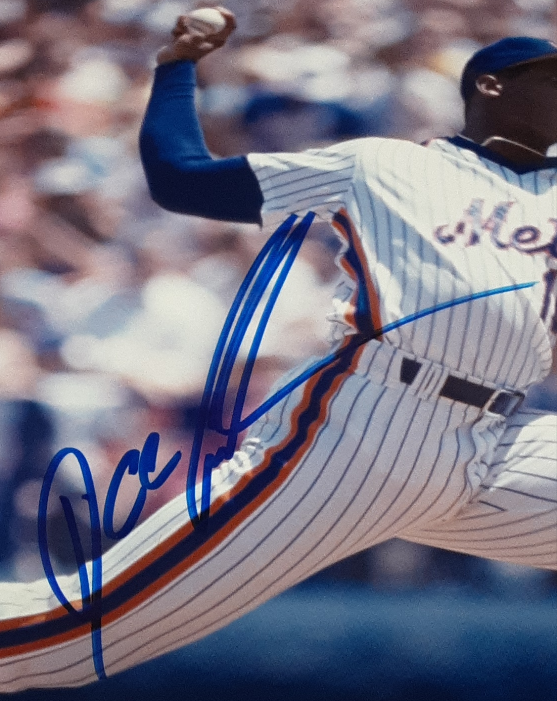 Dwight Gooden Authentic Signed Framed 8x10 Photo Autographed PSA