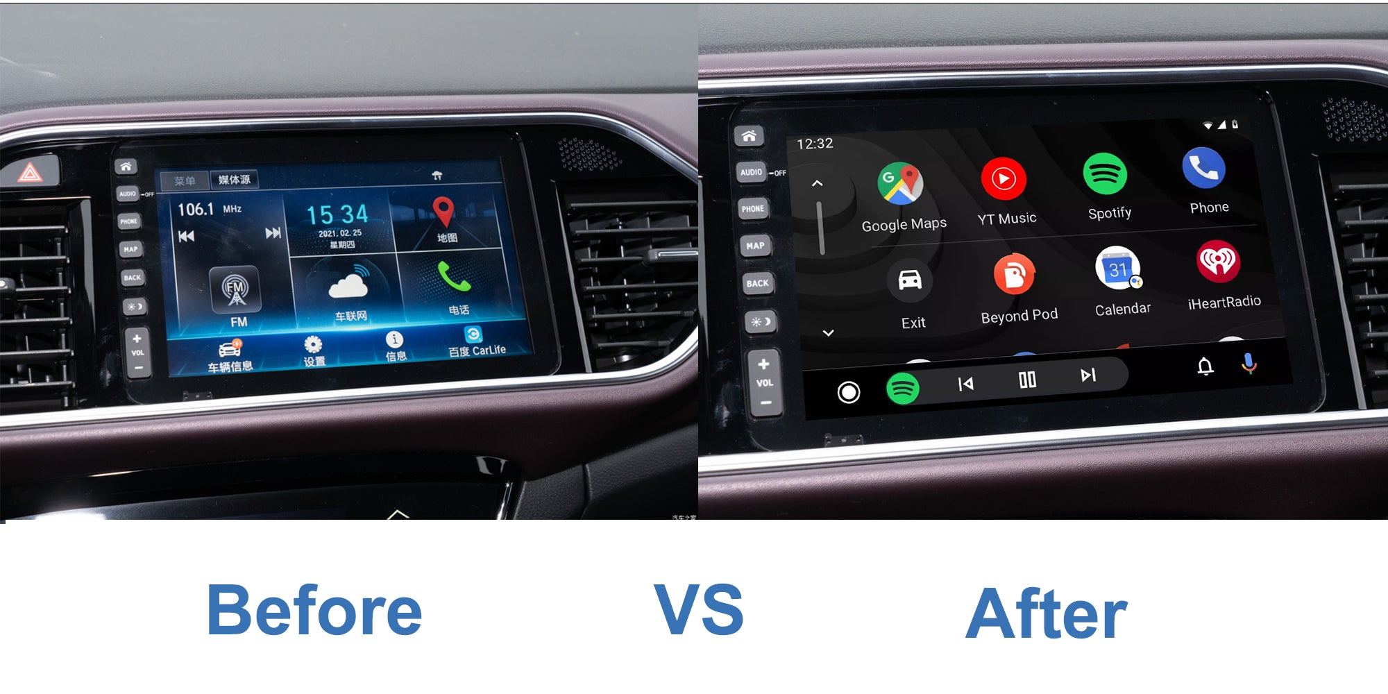 WIZCAR A2 Smart Map Navigation Music Box Convierte Baidu Carlife a And
