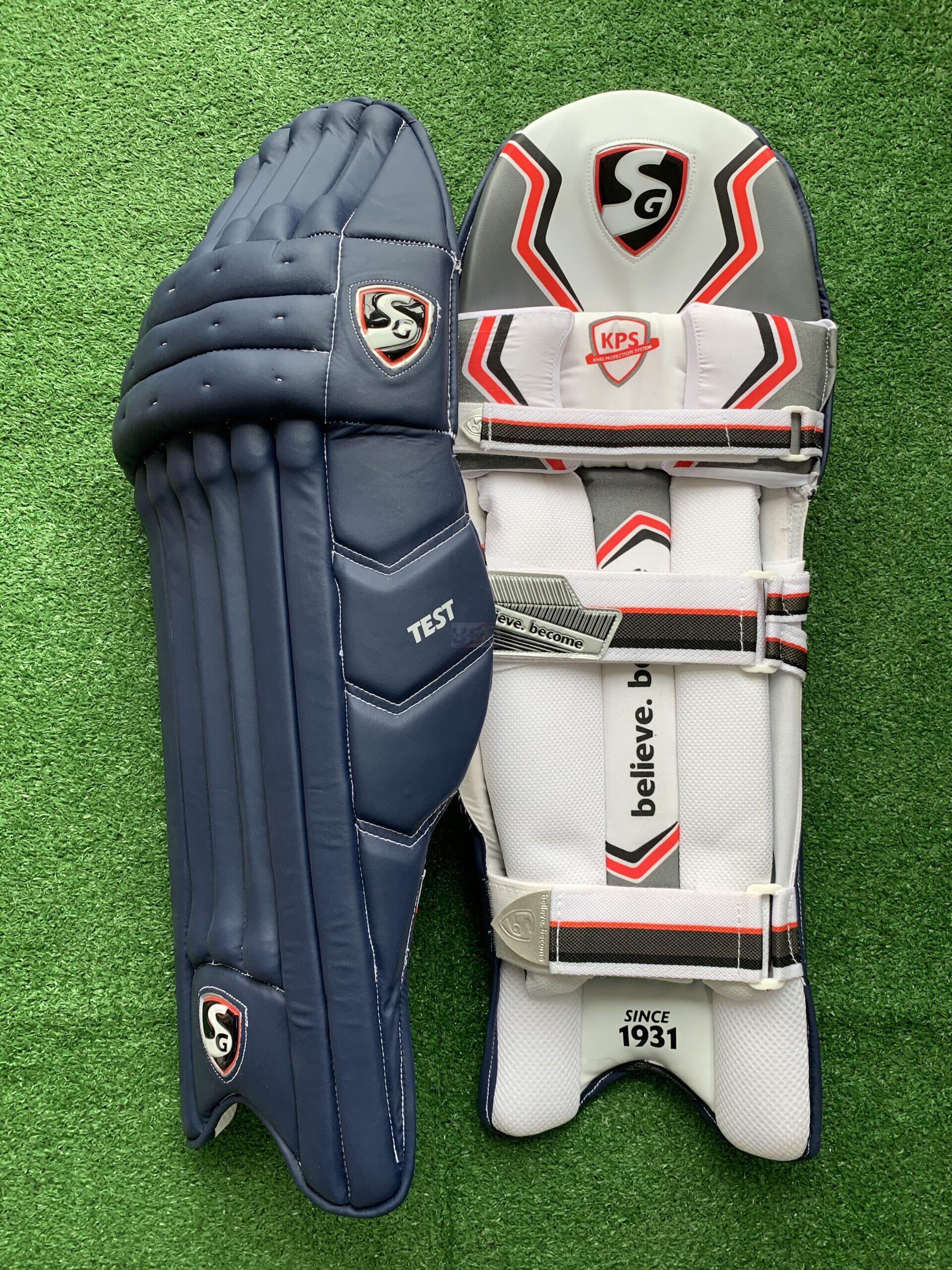 SG TEST NAVY CRICKET BATTING PADS