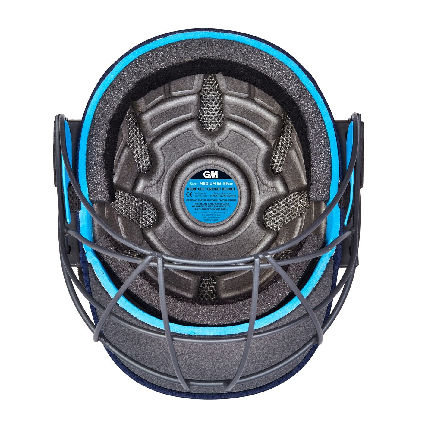 GM NEON GEO CRICKET HELMET