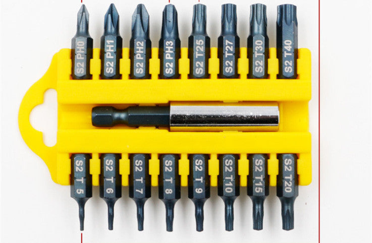 Electric Screwdriver Bit Set Cross Inner Hexagonal Wind Bit Beaten Strong Magnetic Hand Drill High-Strength Screwdriver Bit