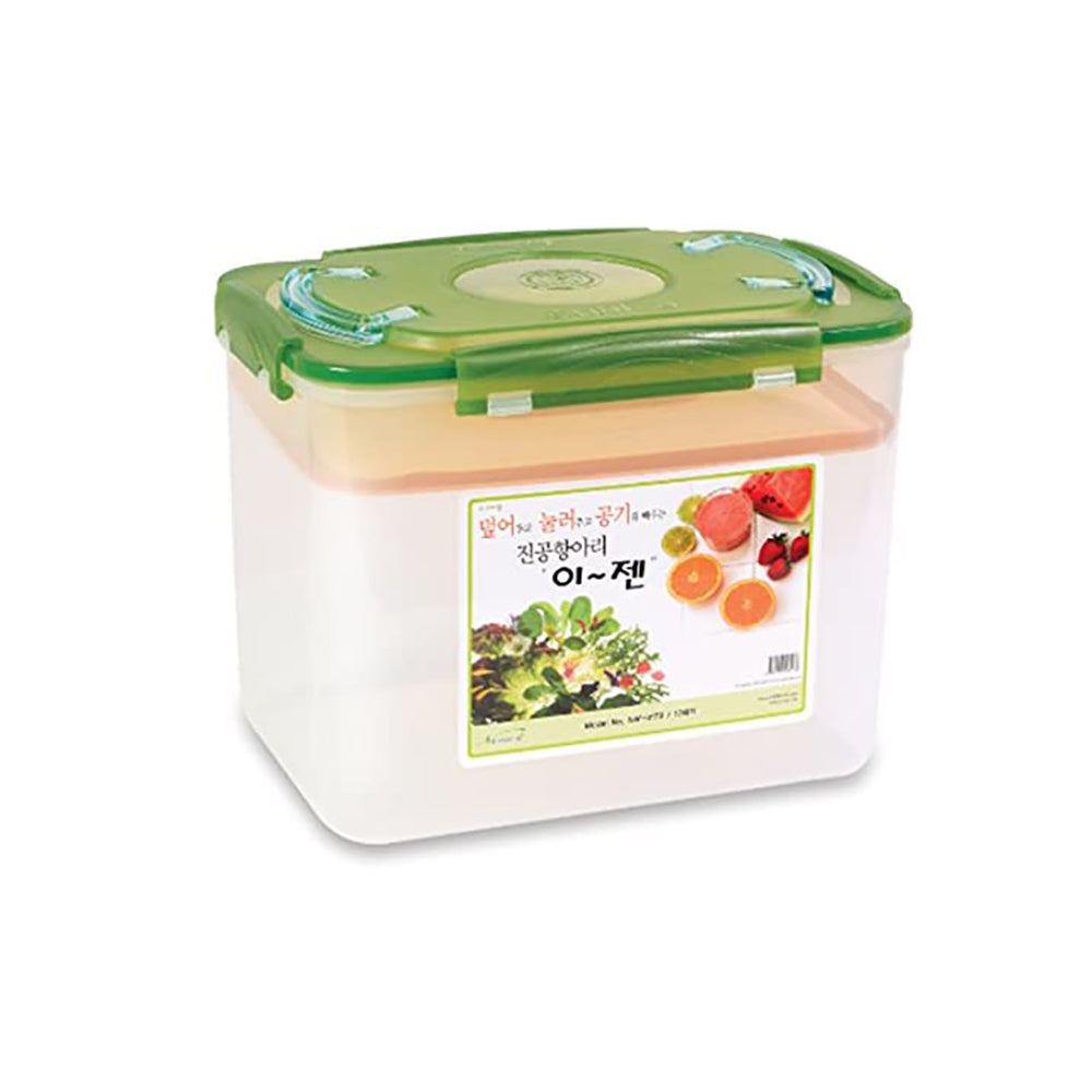 E-Jen Premium Kimchi Container (Earthenware Green, 4.4 gal/ 17L)