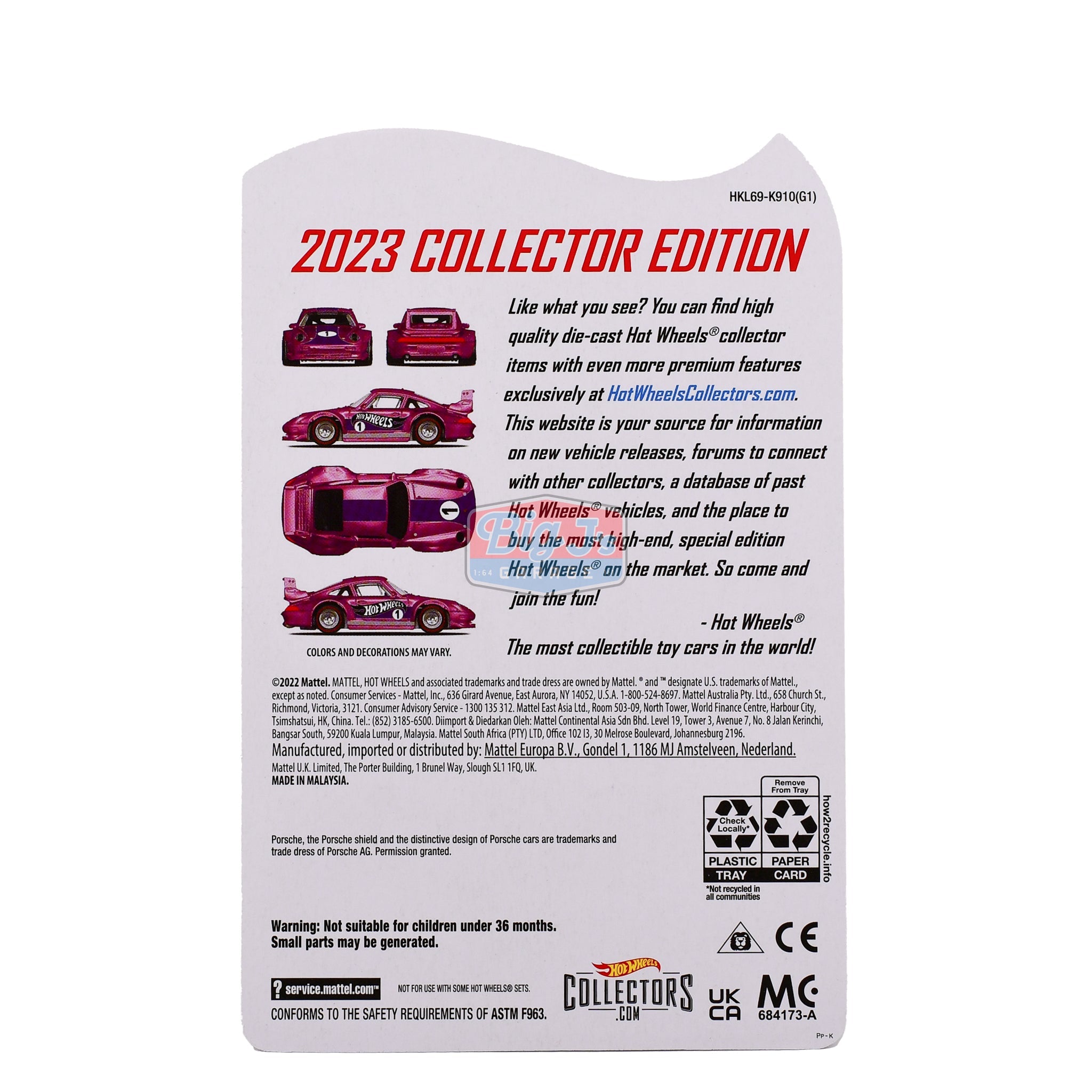 Hot Wheels 2023 Collector Edition Porsche 993 GT2 Dollar General Mail In