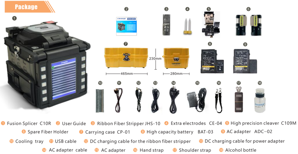 Fiber Optic Splicer COMWAY C10R