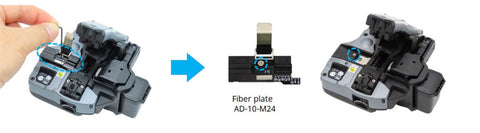 Detach the fiber plate AD 10 M24 - Splicermarket.com