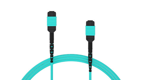 Aqua Blue OM3 Multimode Fiber Optic Cable For Sale