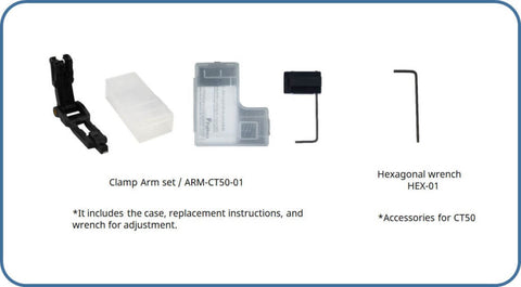 clamp arm set ARM CT50 01 - Splicermarket.com
