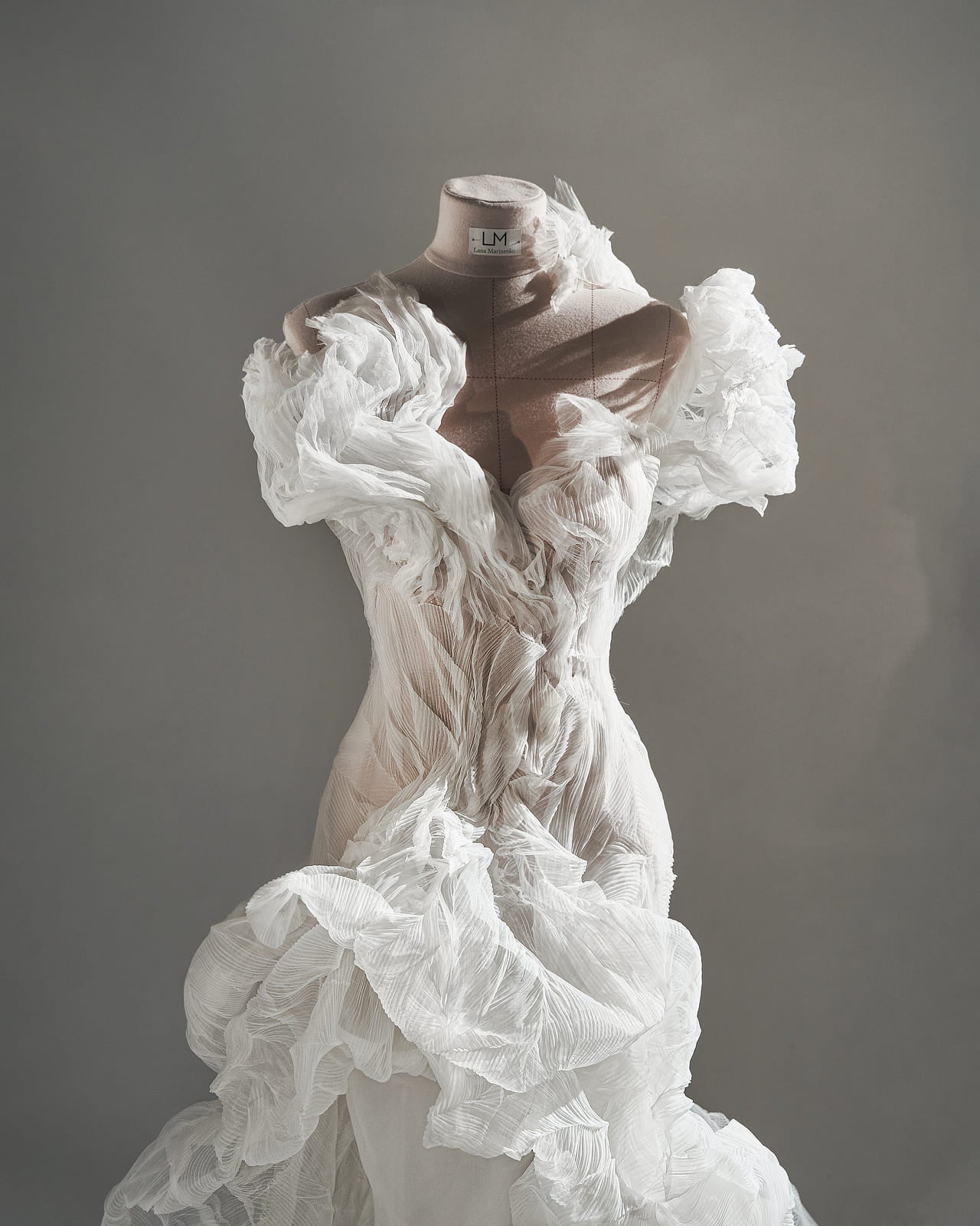 Pleated Organza Dress for the Delicate Soul Lana Marinenko Fenix