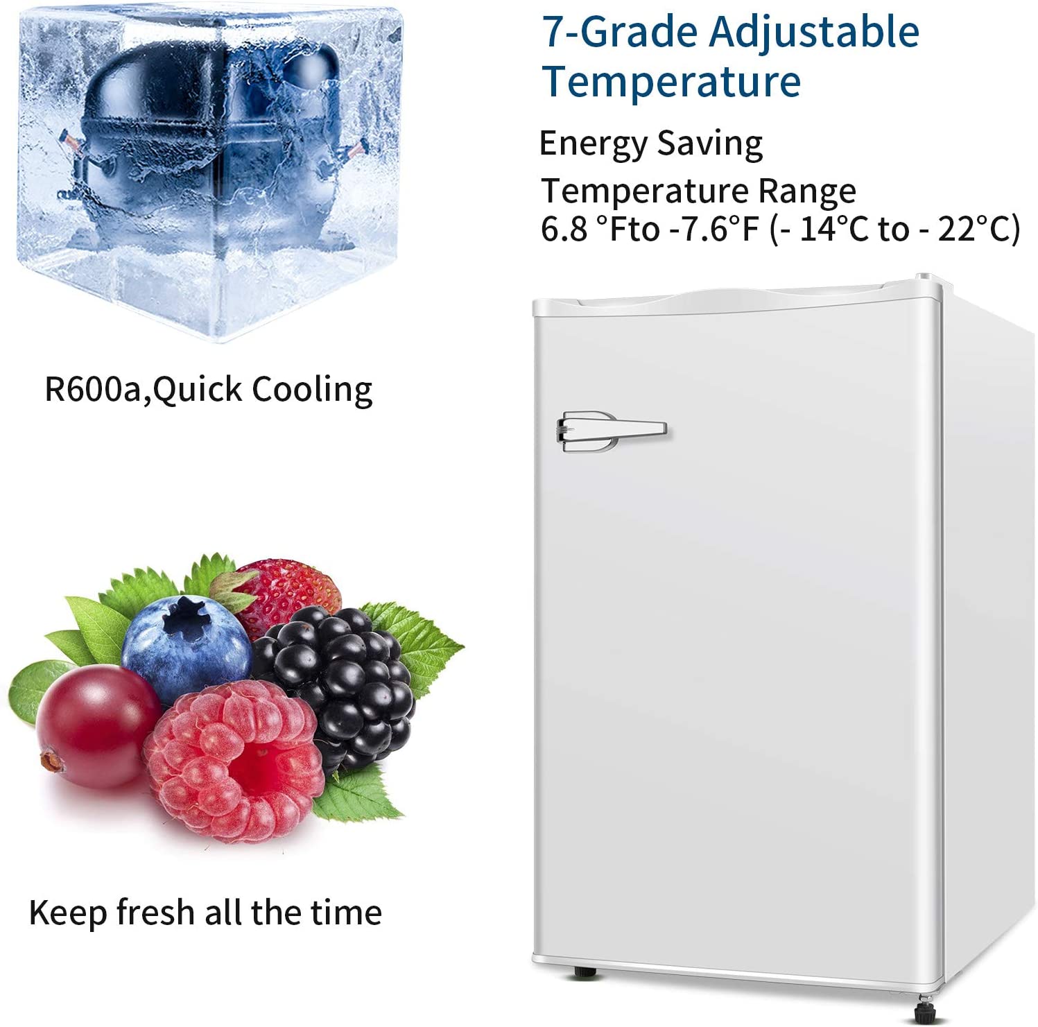 Compact Upright Freezer