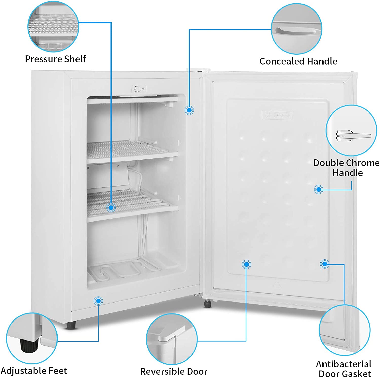 Compact Upright Freezer