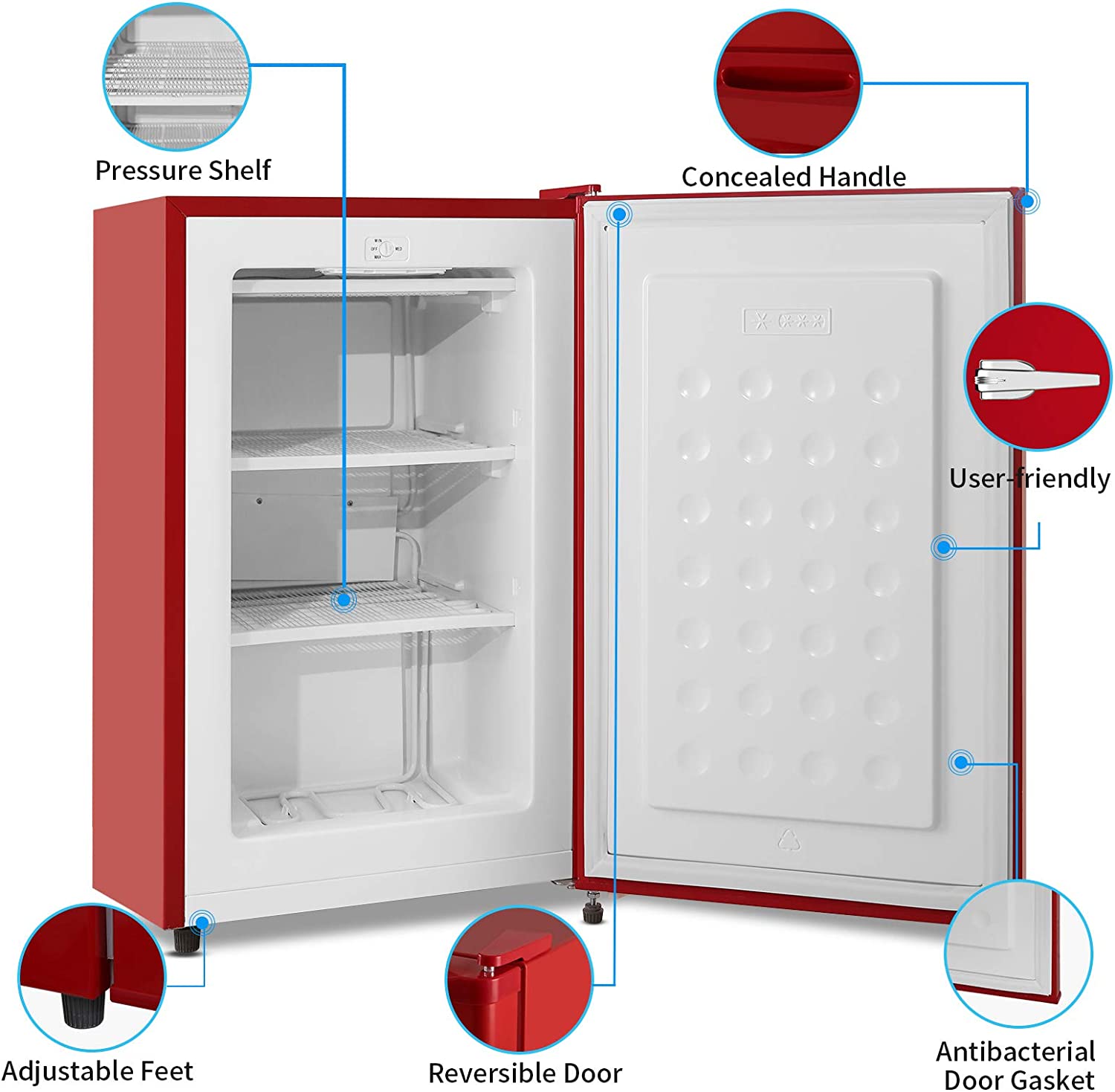 Compact Upright Freezer