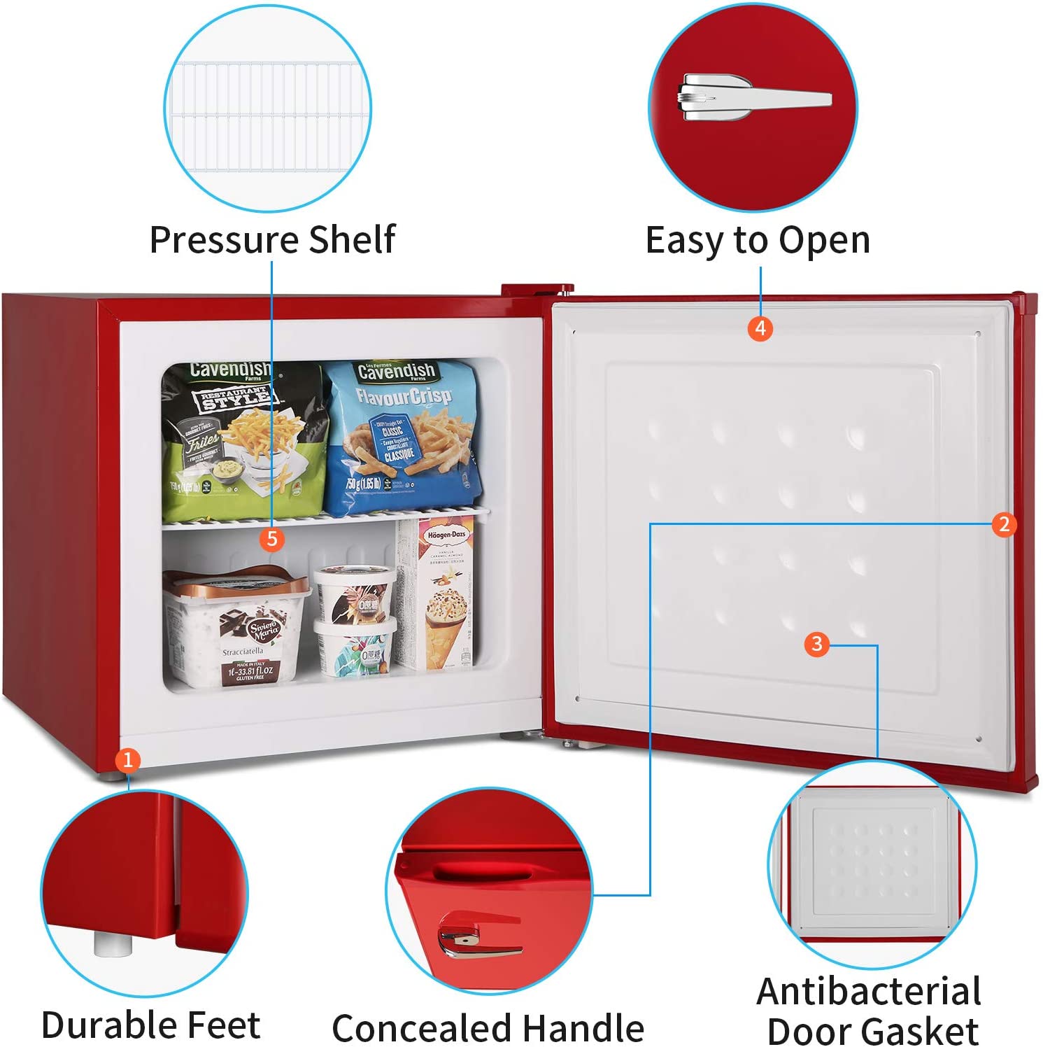 Compact Upright Freezer