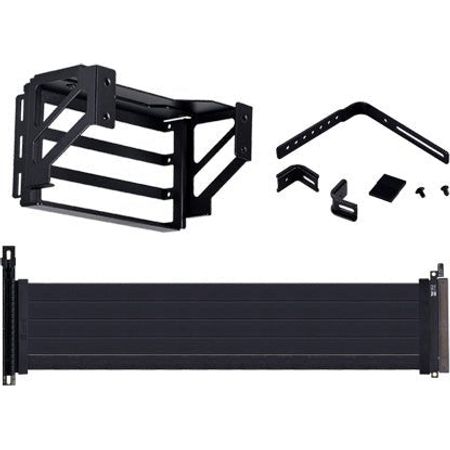 Lian Li o11 Dynamic EVO Upright GPU Kit - BLACK - PCIe 4.0 - o11DE-2X