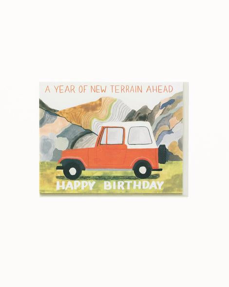 Small Adventure | Year of New Terrain Birthday Card