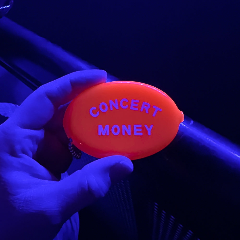 Neon Concert Money Coin Pouch