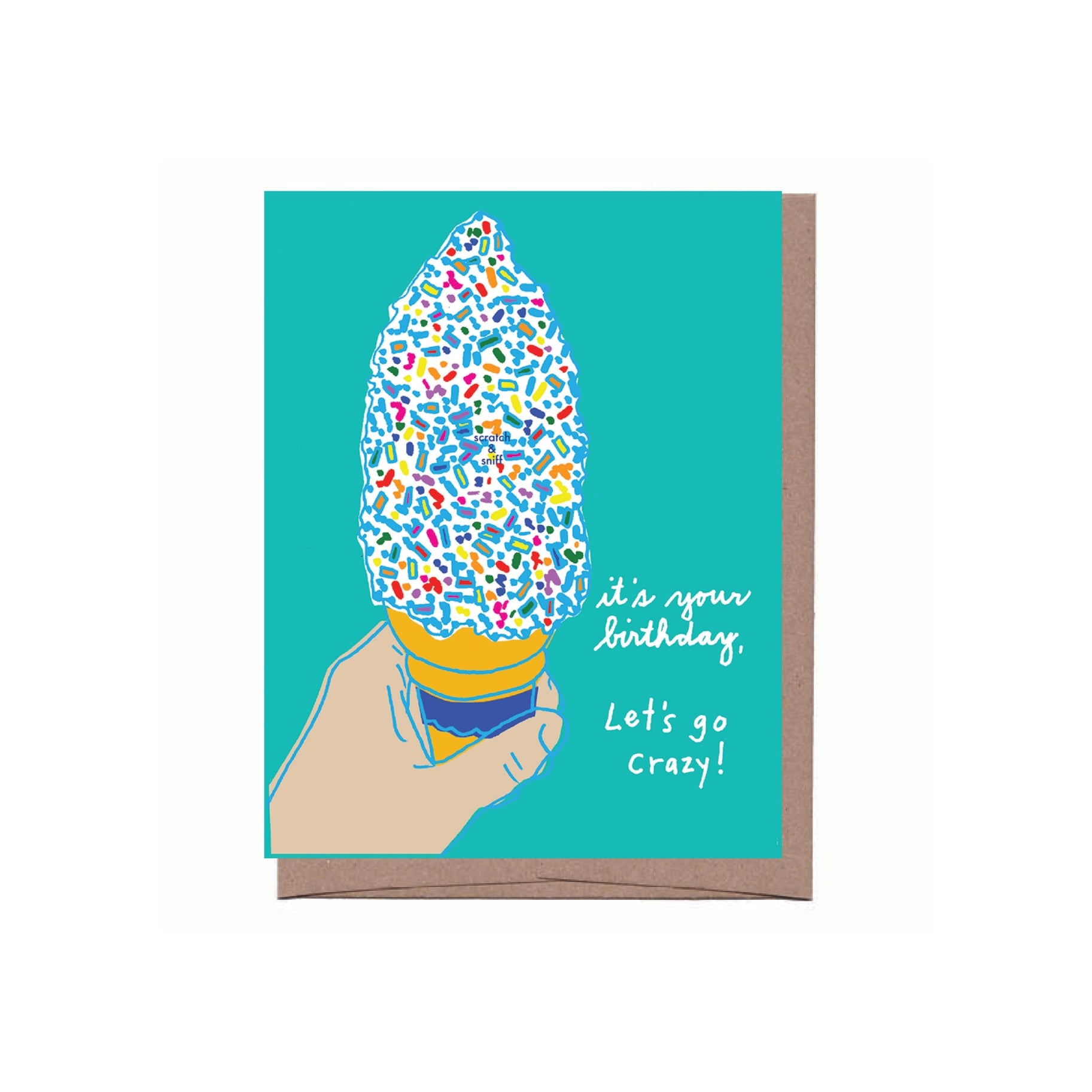 Sprinkle Cone Birthday Card