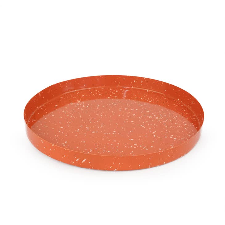Orange Round Dish