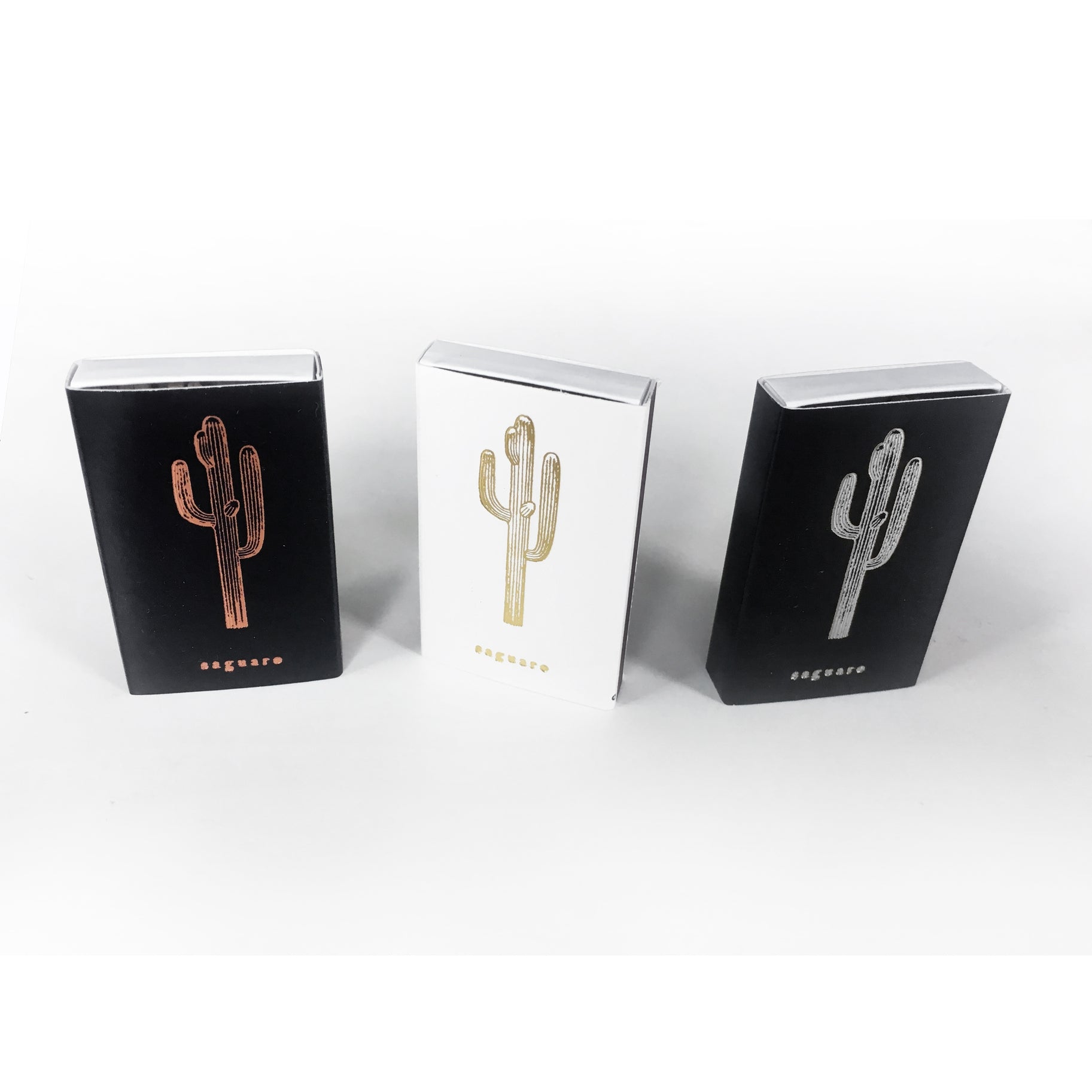 Studio Portmanteau | White Saguaro Cactus Matchbox