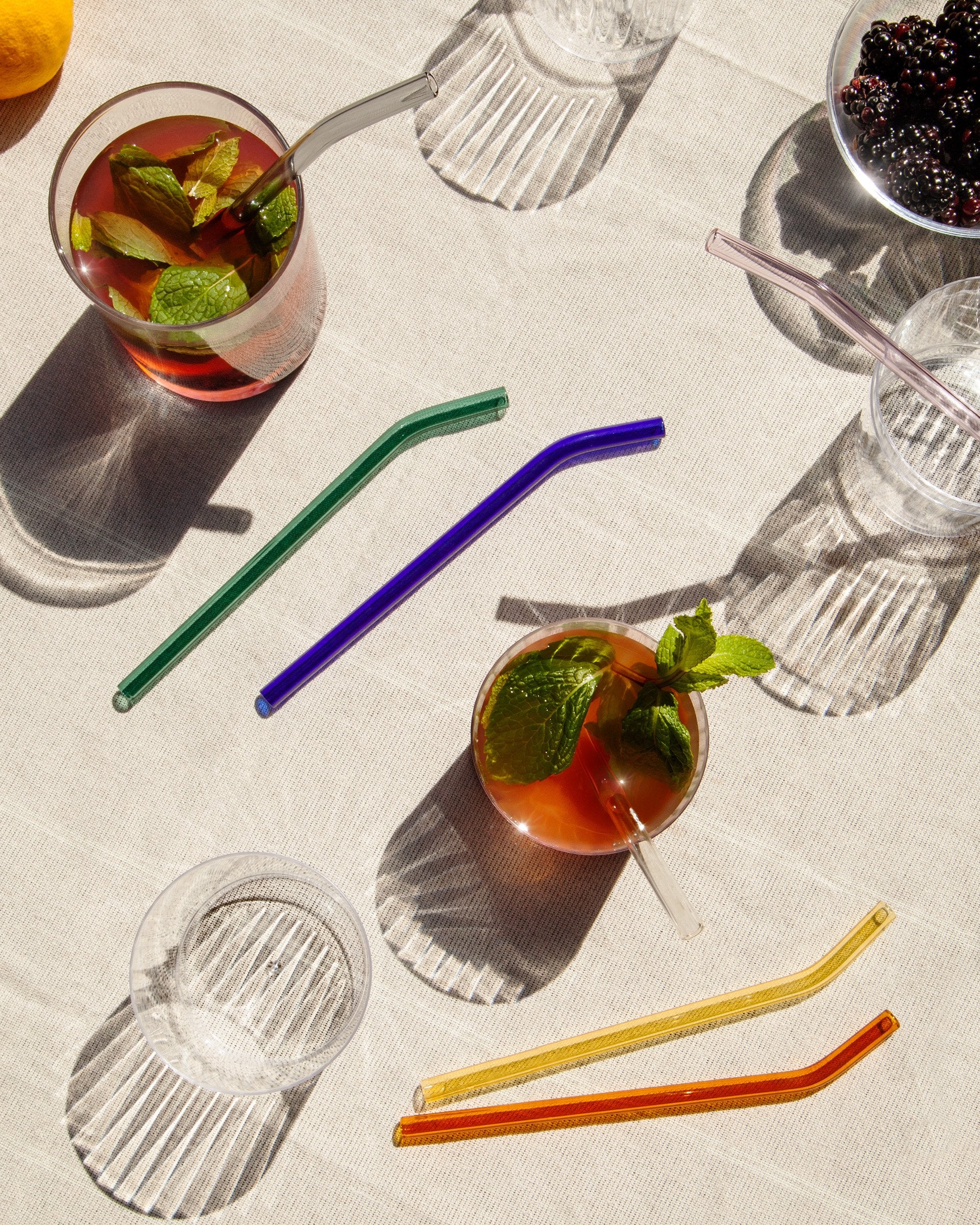 Poketo | Glass Straws in Warm Set