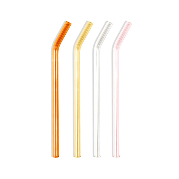 Poketo | Glass Straws in Warm Set