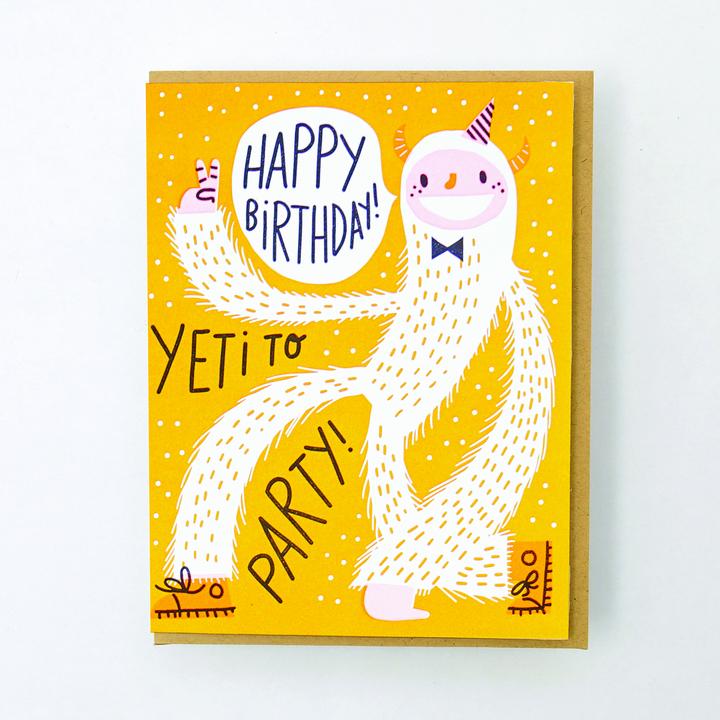 Yeti to Party Card